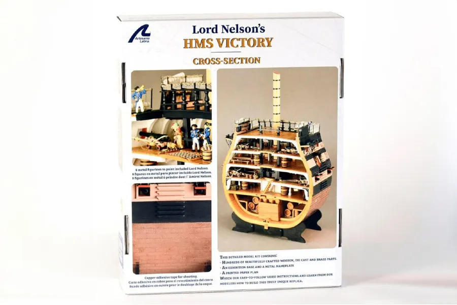 Artesania Latina 1 72 HMS Victory Cross Section Scaled Wooden Model Kit